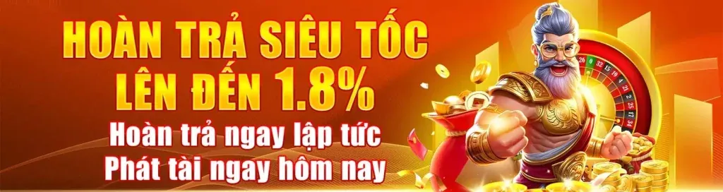 Biểu tượng hoàn trả tiền với mũi tên quay vòng, thể hiện chính sách hoàn trả hấp dẫn của bibet win